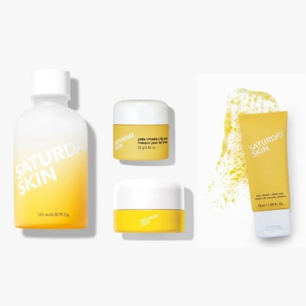🆕 Saturday Skin Yuzu Vitamin C Skincare Set (4 Products)